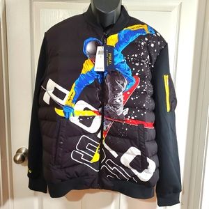  Downhill Skier Double-Knit Down Jacket